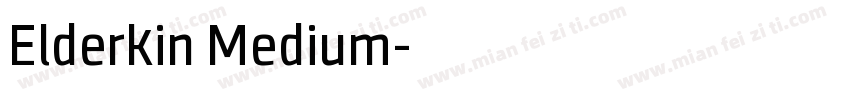 Elderkin Medium字体转换